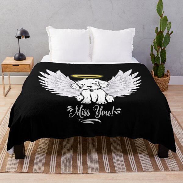 Item preview, Angel Dog's Heavenly Message: Miss You" designed and sold by NaaEchDesign ⭐⭐⭐⭐⭐.