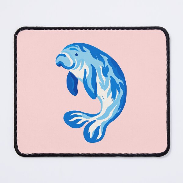 Item preview, Vibrant Blue Manatee (Sea Cow) designed and sold by BrightTide.