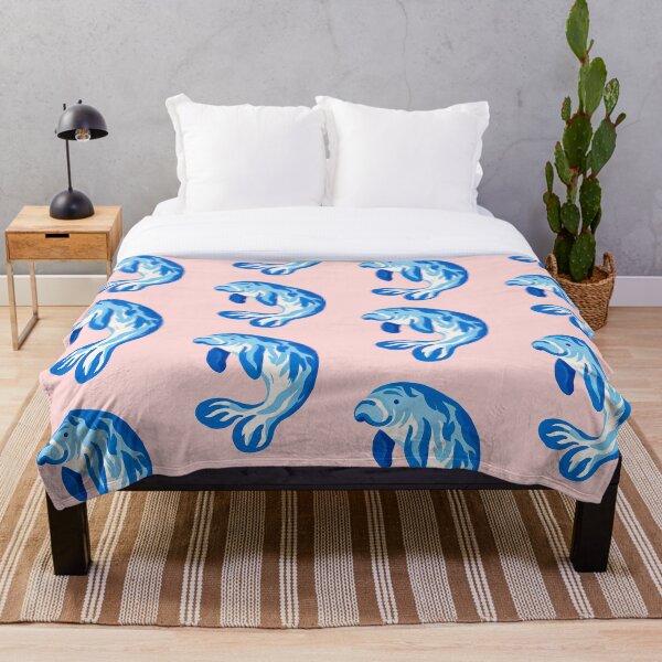 Item preview, Manatí azul vibrante (vaca marina) designed and sold by BrightTide.