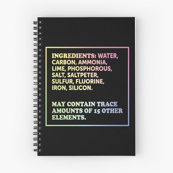 Item preview, Ingredients Of A Human designed and sold by ScienceCorner.