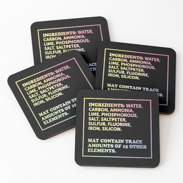 Item preview, Ingredients Of A Human designed and sold by ScienceCorner.