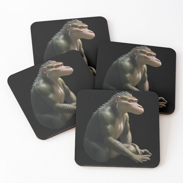 Item preview, Crocomonkey a freak animal rare decoration to decorate your place in adhesive paper designed and sold by Carlos Gudino.