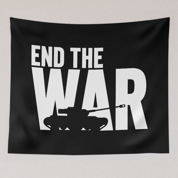 Item preview, NO TO WAR IN UKRAINE "END THE WAR" BY SUBGIRL designed and sold by SUBGIRL.