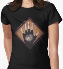 "Gewohnheiten" Tailliertes T-Shirt