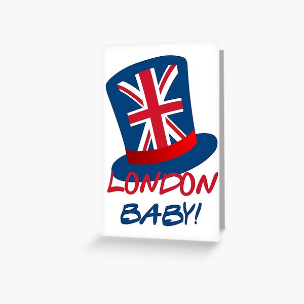 Joey's London Hat – London, Baby! Greeting Card