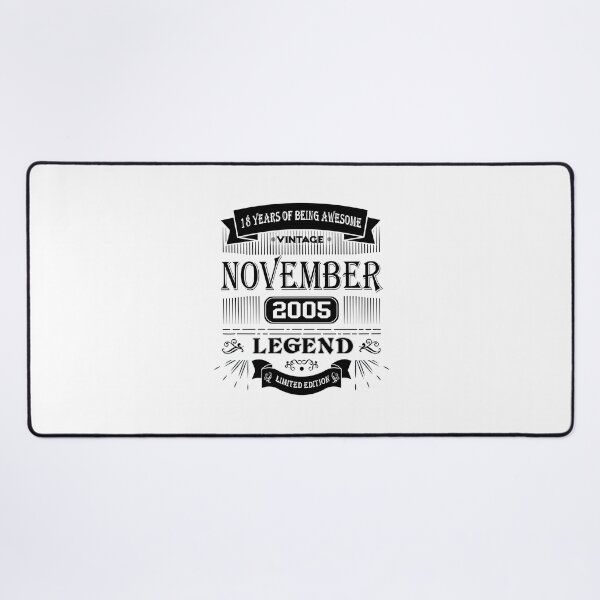 Item preview, Vintage Legend Born in November 2005 Limited Edition, 18th Birthday Gift 18 years of Being Awesome Vintage designed and sold by DjenShop.