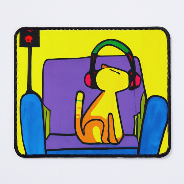 Item preview, cat on sofa designed and sold by growing-mom.