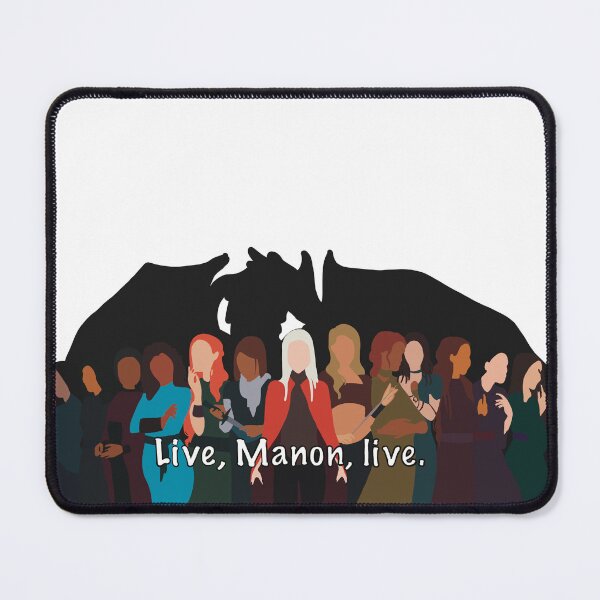 Item preview, Live, Manon, live. - the thirteen from the Throne of Glass series designed and sold by blackbeakdesign.