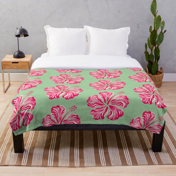 Artikelvorschau, Adrette rosa Hibiskusblüte entworfen und verkauft von BrightTide.