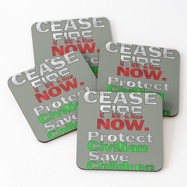 Item preview, Cease-Fire Now Protect Civilian Save Children designed and sold by nicksvp.