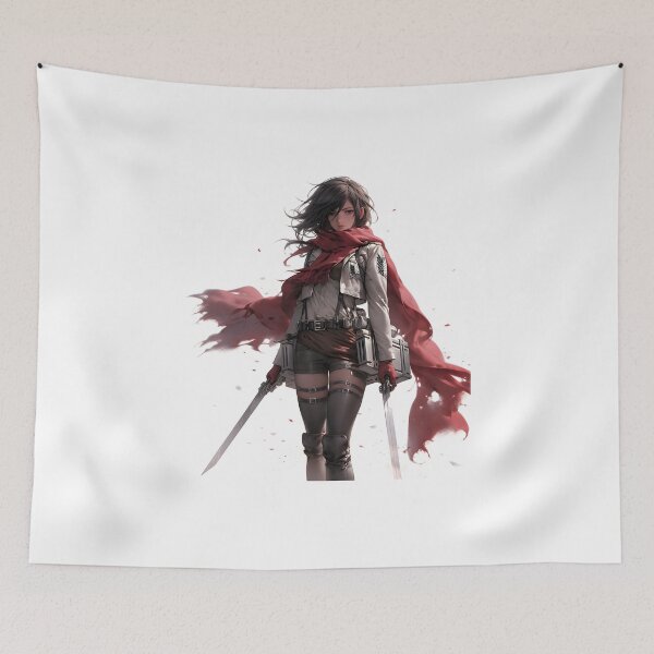 Item preview, Mikasa linda chica anime designed and sold by DGitaldreamgirl.
