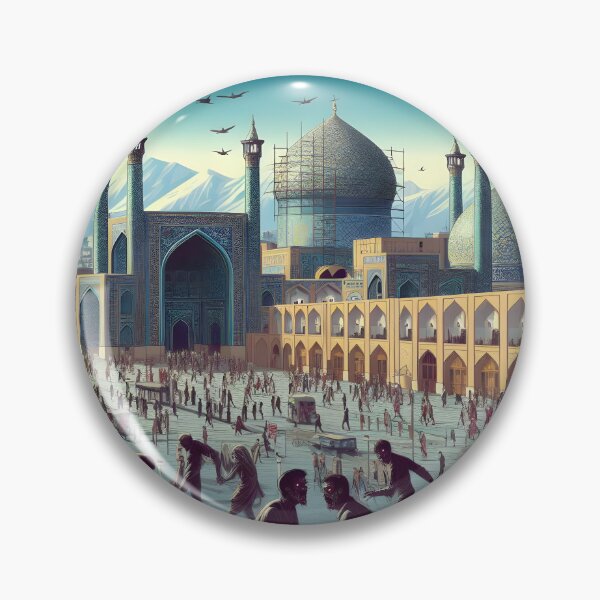 Item preview, Isfahan with zombies - Persian (iran) design designed and sold by Persian Pride Official.