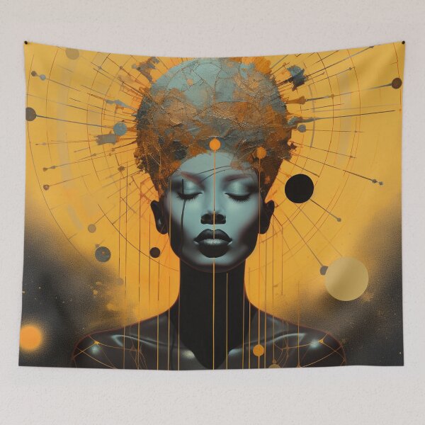 Item preview, Afrofuturism Art designed and sold by MidJourneymen.