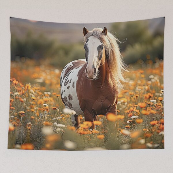 Item preview, Appaloosa in Flower Field designed and sold by Elisabeth Lucas.