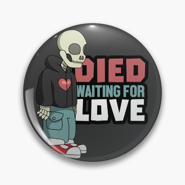 Item preview, SKELETON DIED WAITING FOR LOVE designed and sold by LUZI-LUZ.
