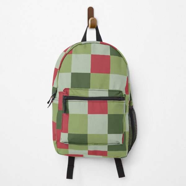 Item preview, Greens and Red checkered pattern  designed and sold by 247vibes.