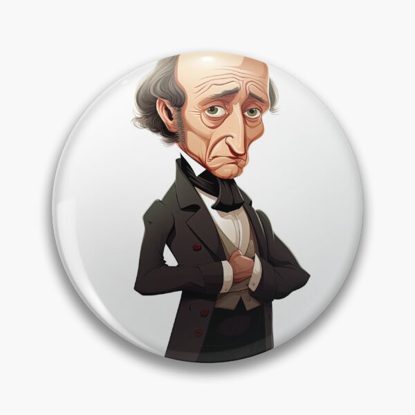 Item preview, John Stuart Mill | cute style designed and sold by ComicsFactory.