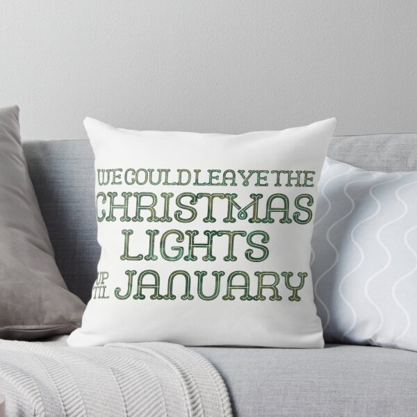 Item preview, Leave The Christmas Lights Up designed and sold by ContrarianShit.