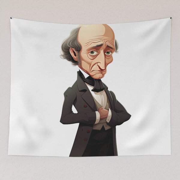 Item preview, John Stuart Mill | cute style designed and sold by ComicsFactory.