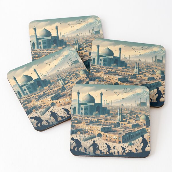 Item preview, Isfahan with zombies - Persian (iran) design designed and sold by Persian Pride Official.