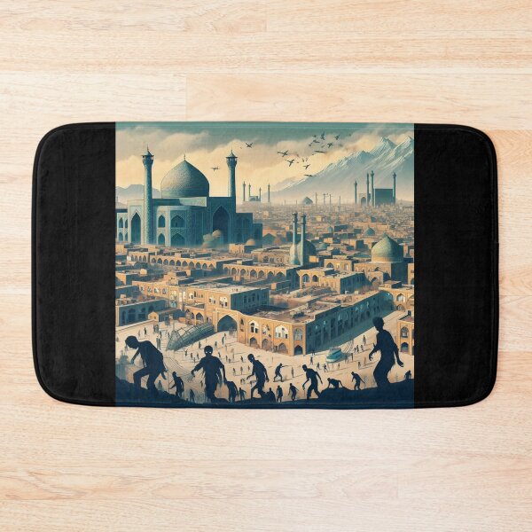 Item preview, Isfahan with zombies - Persian (iran) design designed and sold by Persian Pride Official.