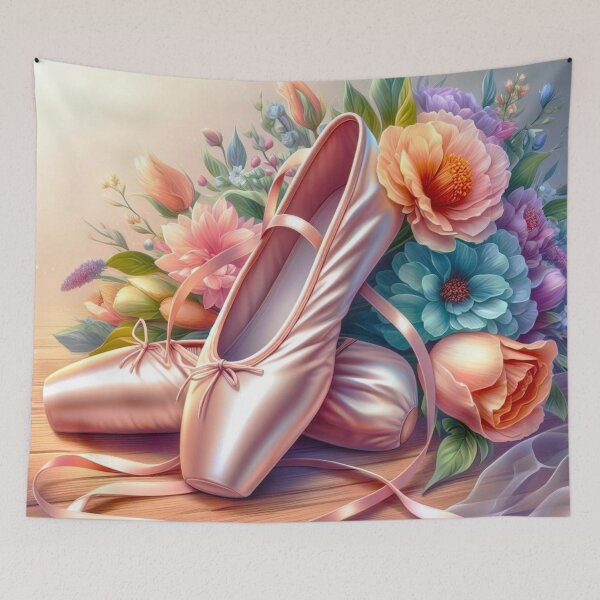 Aperçu de l'œuvre chaussons de ballet créée et vendue par growing-mom.