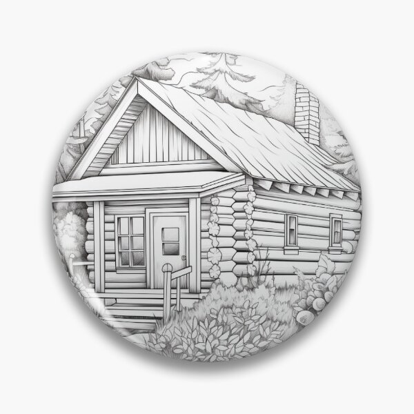 Item preview, Cabin above the mountains designed and sold by Shortix.