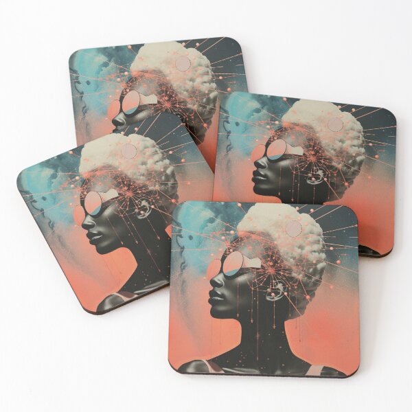 Item preview, Afrofuturism Art designed and sold by MidJourneymen.