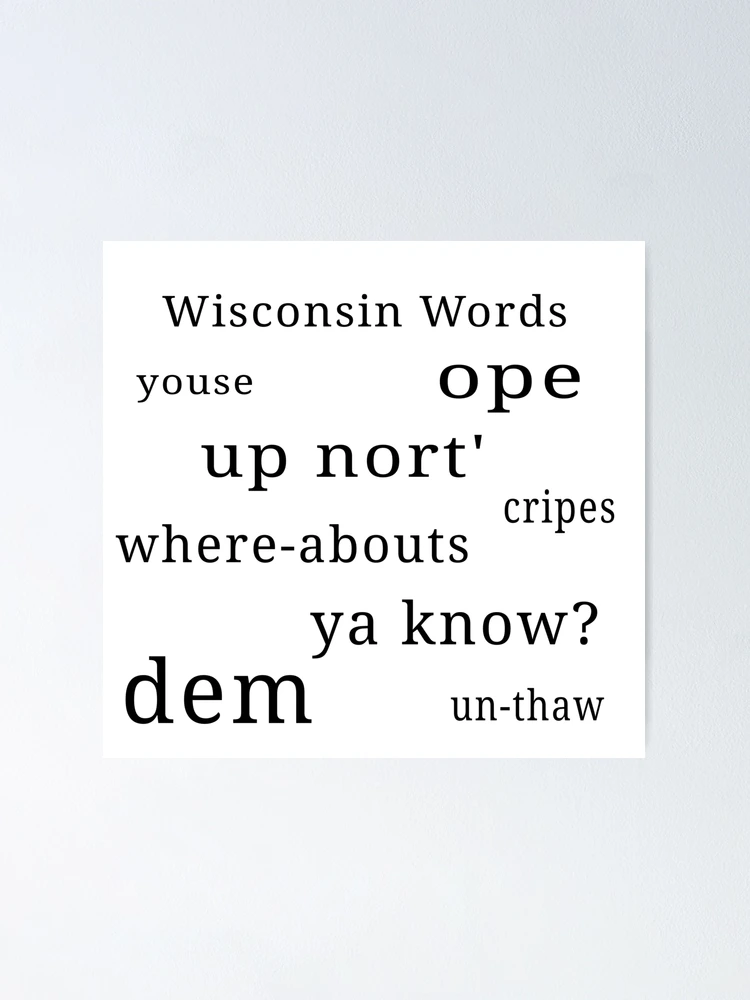 Thumbnail 1 of 3, Poster, Wisconsin W designed and sold by RNF1.