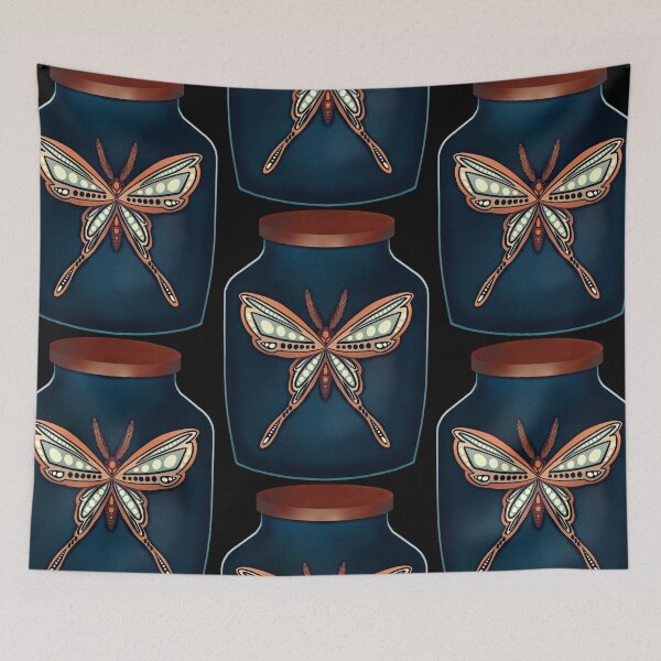 Item preview, Moth Jar Retro Edition designed and sold by LemonwoodClock.