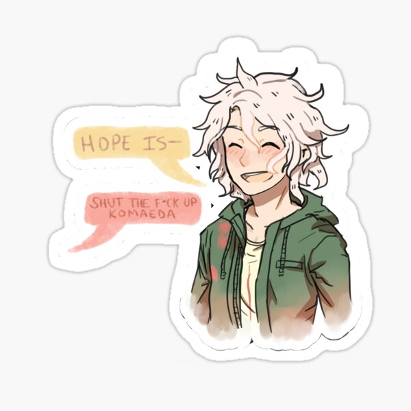 Nagito Komaeda sticker Sticker