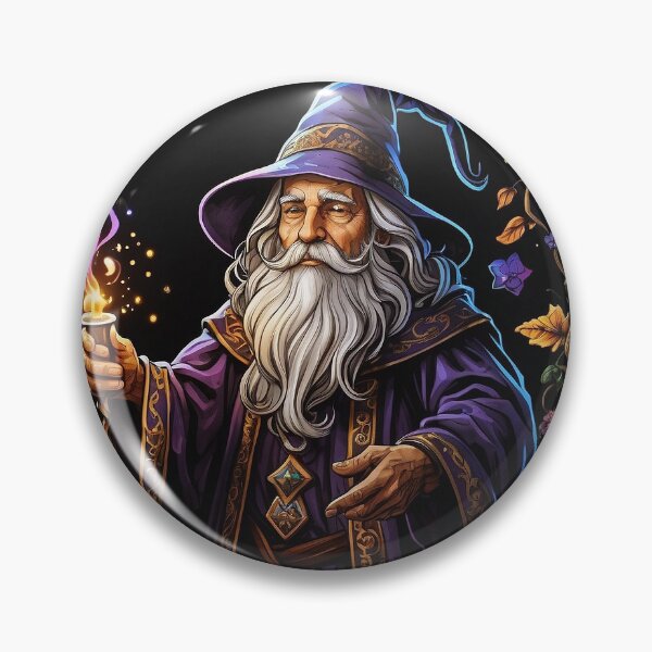 Item preview, Wizard Casting Spells designed and sold by teddybearcf.