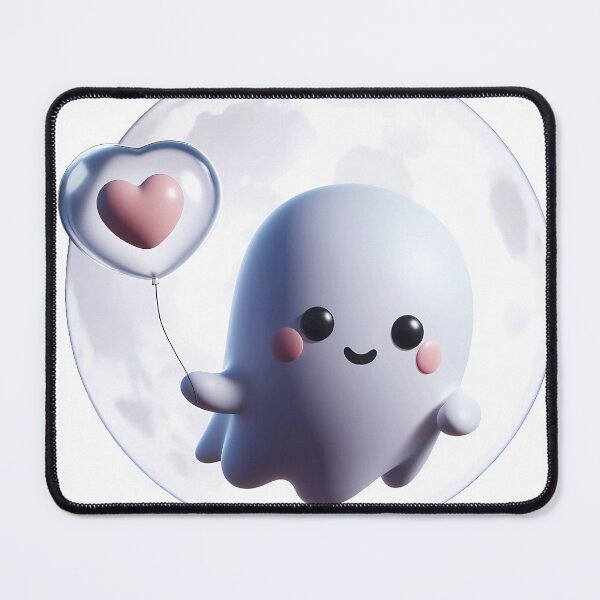 Item preview, Friendliest Ghost: A Friendly Smile in Every Thread designed and sold by ElevateBoutique.