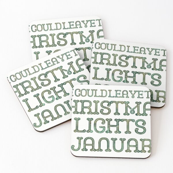 Item preview, Leave The Christmas Lights Up designed and sold by ContrarianShit.