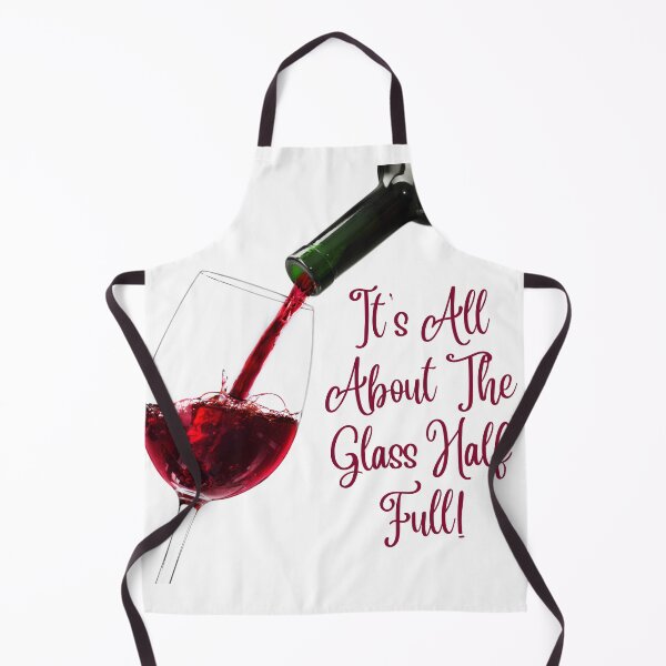 Item preview, It's All About The Glass Half Full! designed and sold by TidyKitchenInc.