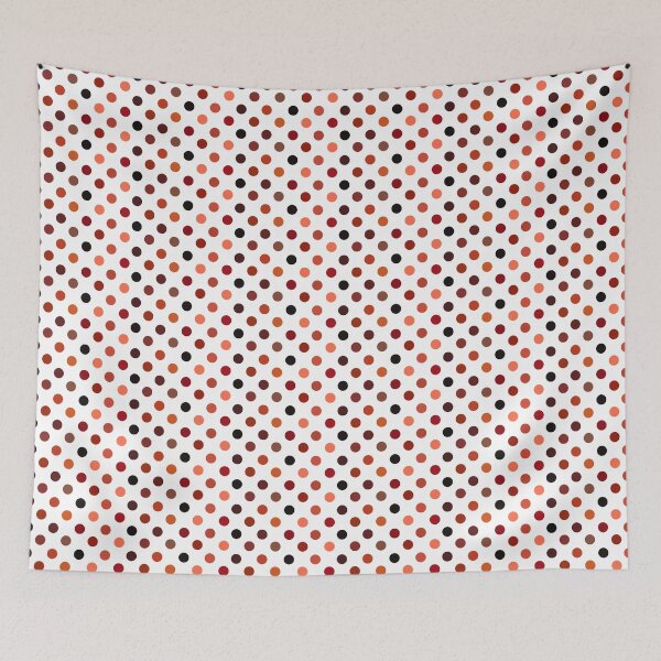 Item preview, Salsa Guajillo Chile - Many Shades of Red - Polka Dots on White designed and sold by GreenCarbon2112.