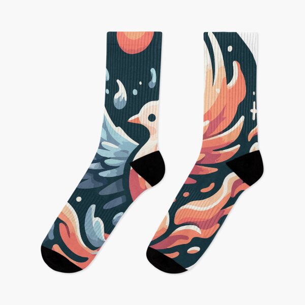 Item preview, Vibrant Mythical Firebird Rebirth designed and sold by OniumEth.