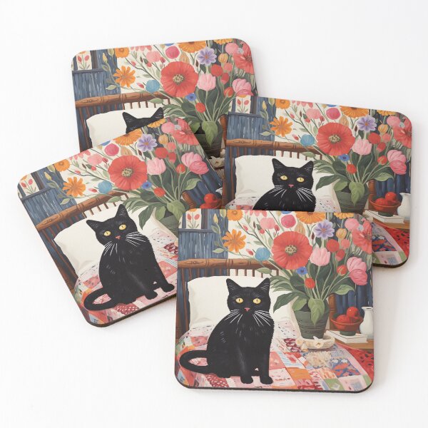 Item preview, Bedside Purrfection designed and sold by EnchantArtCo.