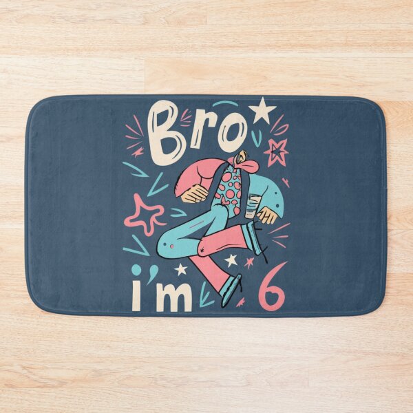 Item preview, Kids 6th Birthday Party – Celebrating with My Bro, I'm 6 Years Old! designed and sold by INK-Creations.