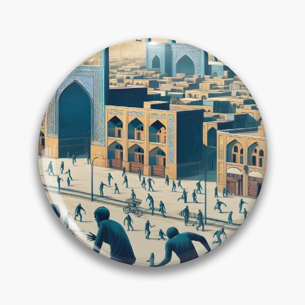 Item preview, Isfahan with zombies - Persian (iran) design designed and sold by Persian Pride Official.