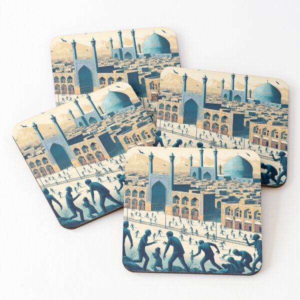 Item preview, Isfahan with zombies - Persian (iran) design designed and sold by Persian Pride Official.