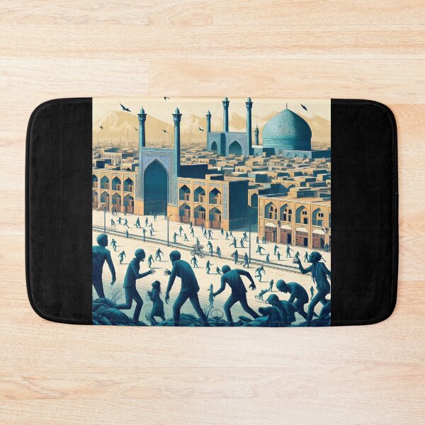 Item preview, Isfahan with zombies - Persian (iran) design designed and sold by Persian Pride Official.