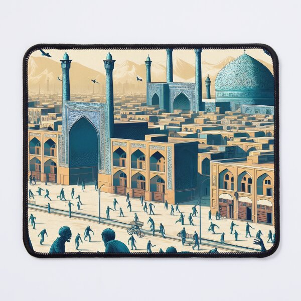 Item preview, Isfahan with zombies - Persian (iran) design designed and sold by Persian Pride Official.