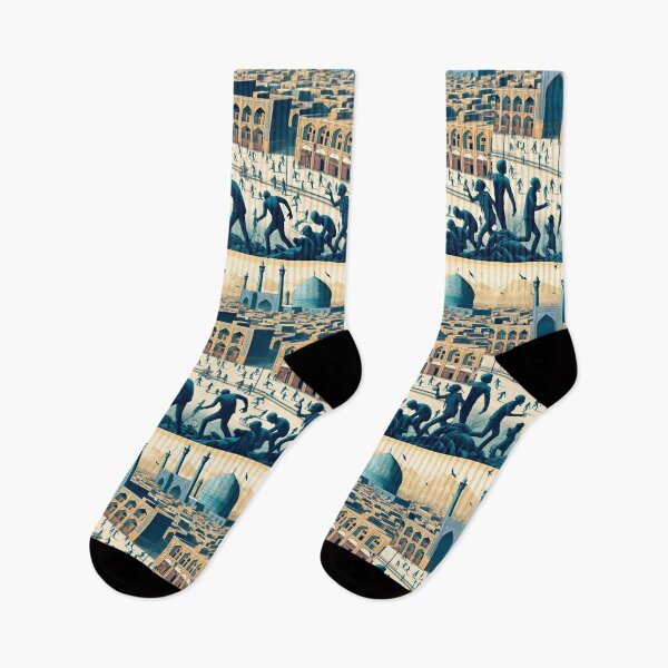 Item preview, Isfahan with zombies - Persian (iran) design designed and sold by Persian Pride Official.