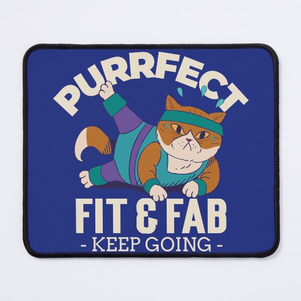 Item preview, Funny Fat Cat Workout, Cat in Leotard designed and sold by Mariana Piana.