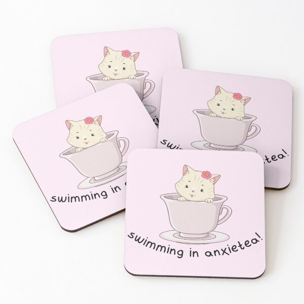 Item preview, swimming in anxietea designed and sold by miss madison creates.