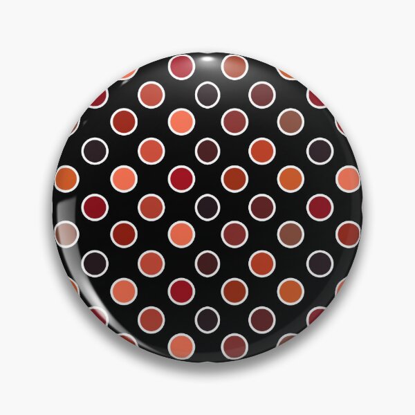 Item preview, Salsa Guajillo Chile - Many Shades of Red - Polka Dots on Black designed and sold by GreenCarbon2112.