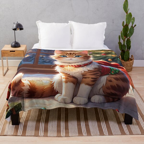 Item preview, Cute tender Christmas cat in Santa Claus suit and Christmas gifts. Merry christmas designed and sold by By-Jeff.