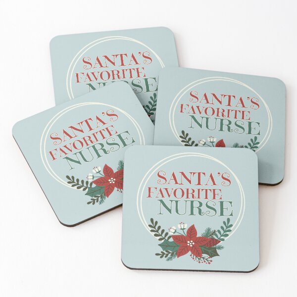 Item preview, SANTA'S FAVORITE NURSE FUNNY GIFT  designed and sold by Meandmyshop.