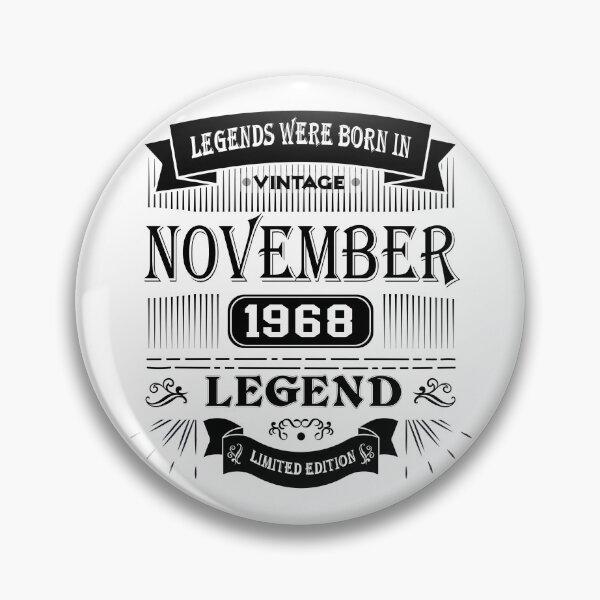 Item preview, Legends are born in November 1968 Limited Edition, 55th Birthday Gift 55 years of Being Awesome Vintage designed and sold by DjenShop.